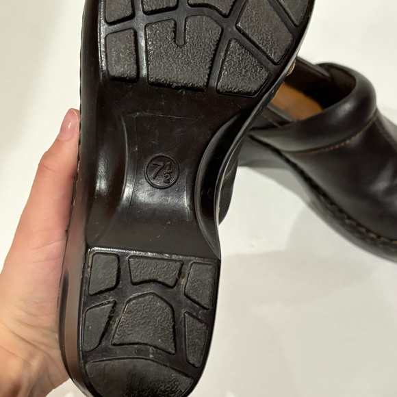 MERONA Women’s Slip On Casual Work Clogs - black & brown, size 7.5 - Picture 7 of 7